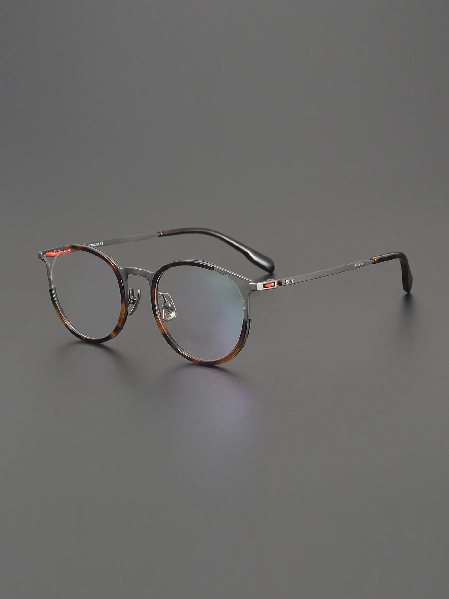 

Титановая деловая ретро-оправа для очков круглой формы для мужчин, оптические оправы на заказ, женские очки для коррекции близорукости и чтения, высококачественные очки