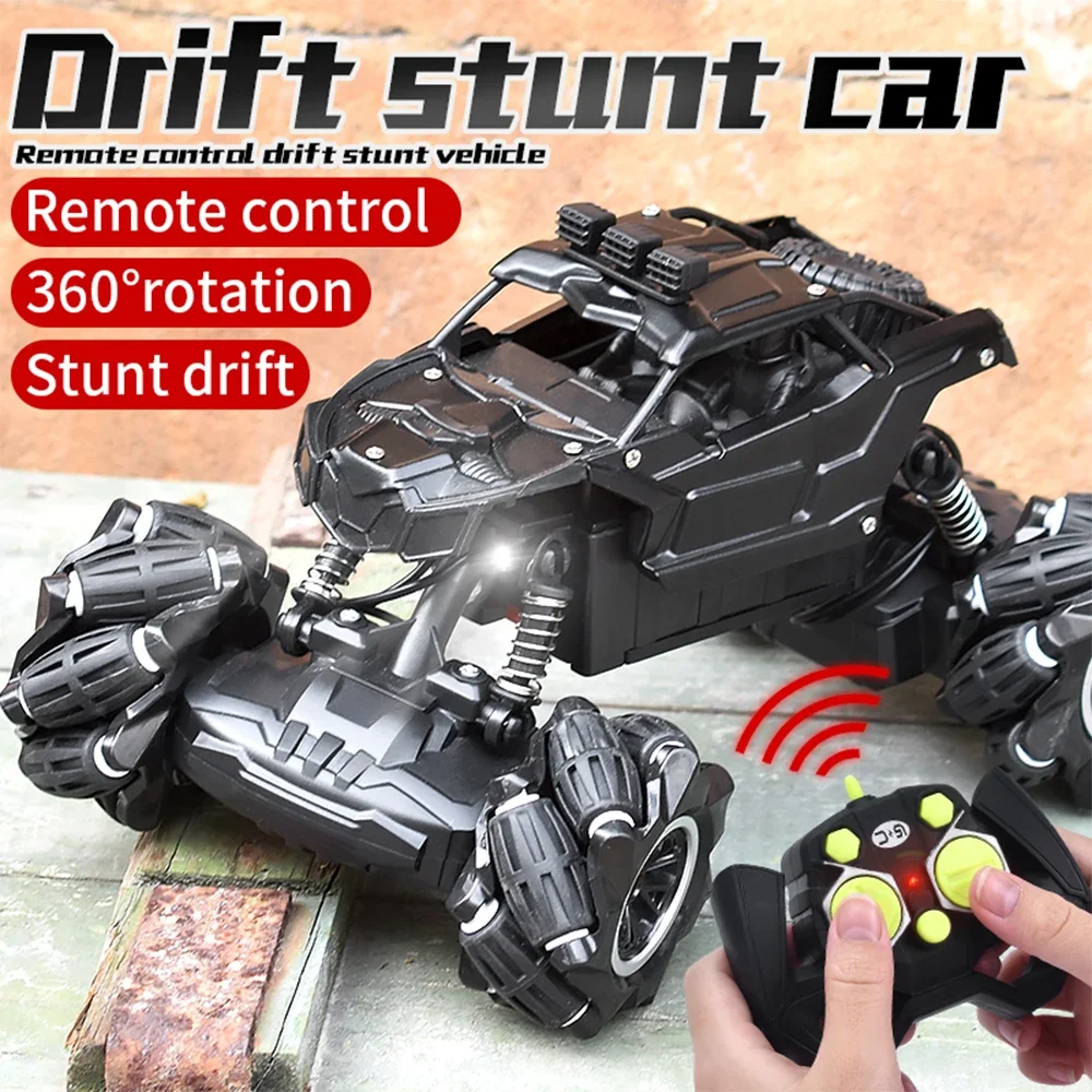 Off Road Remote Control Climbing Car Drift Stunt Toy Car RC Four Wheel Drive Off Road Toy Remote Control Car Children's Gift