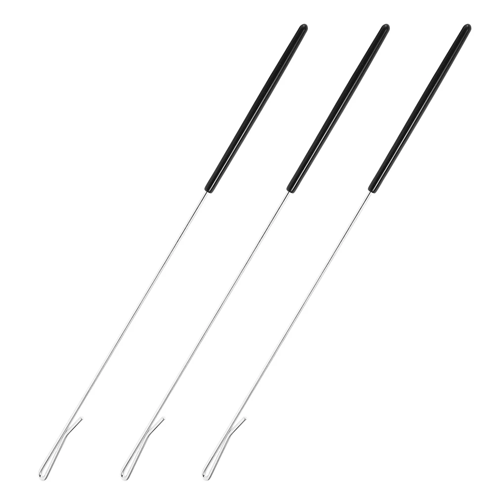 3pcs Hand Puppet Joystick Stainless Steel Control Rod for Small Puppets Unique Design Puppet Arm Rod Accessories Versatile Use