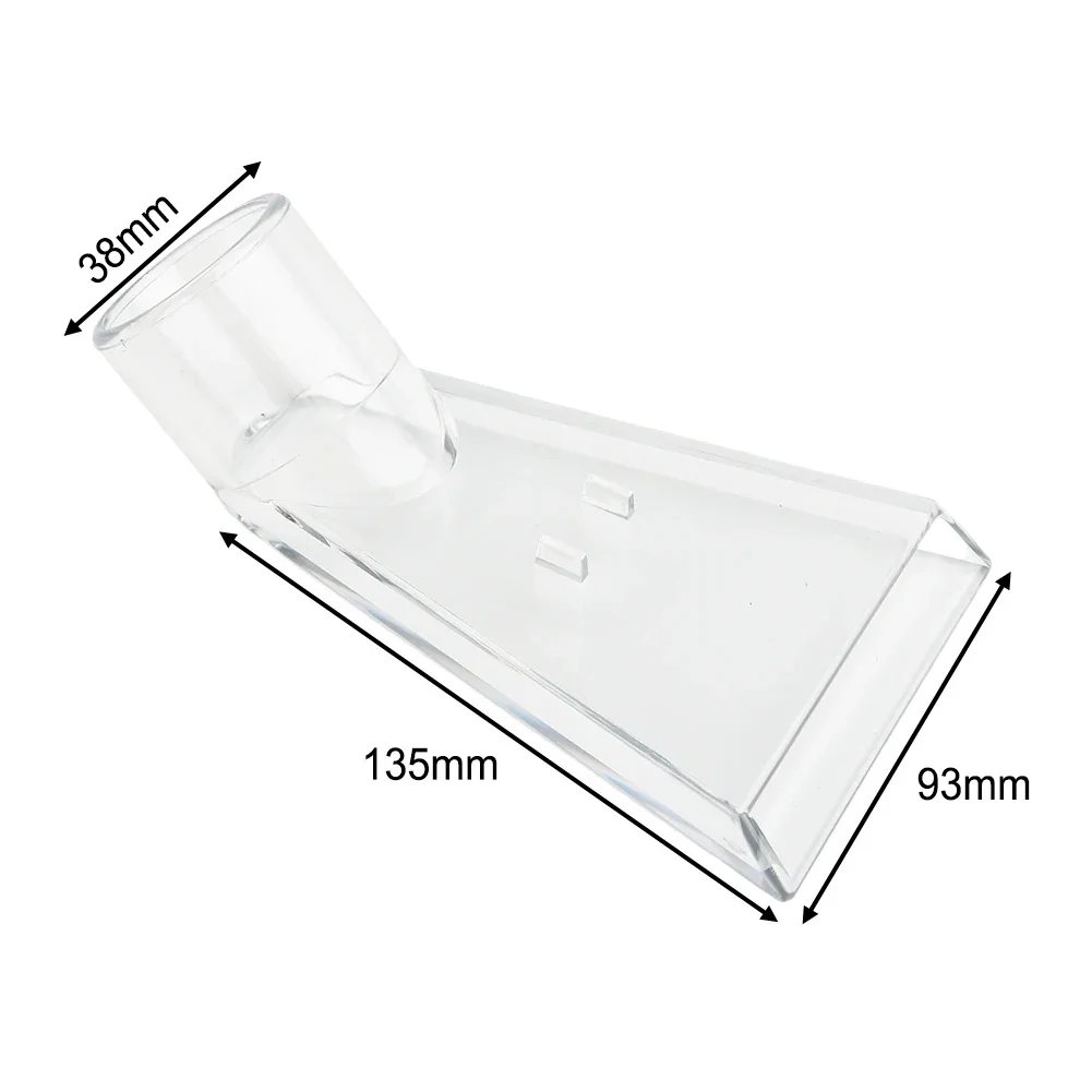 1pc plástico aspirador de pó cabeça da escova aspirador de pó bocal tapete limpeza cabeça sucção sofá raspador transparente