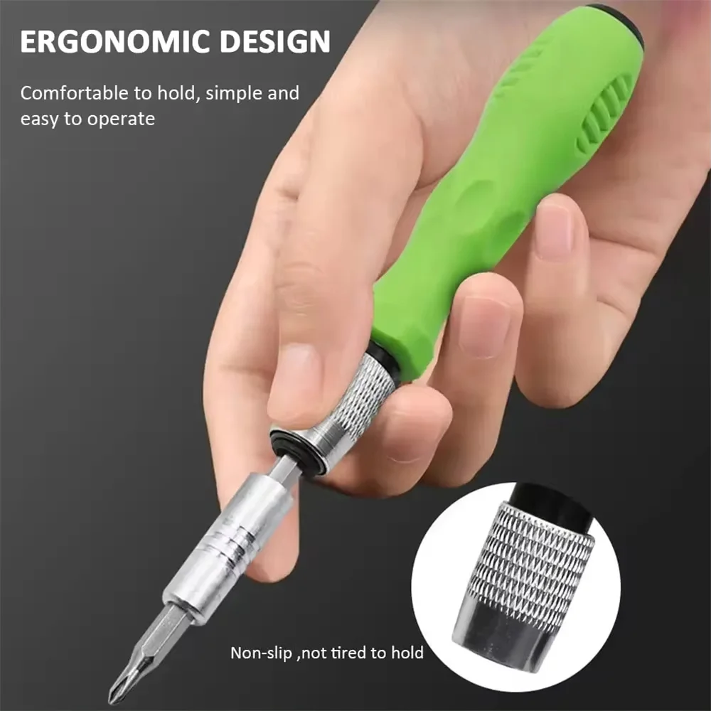 32 In 1 Screwdriver Set Precision Household Maintenance Tool Triangle Slotted Cross Shaped Screwdriver Drill Bit Combination Kit