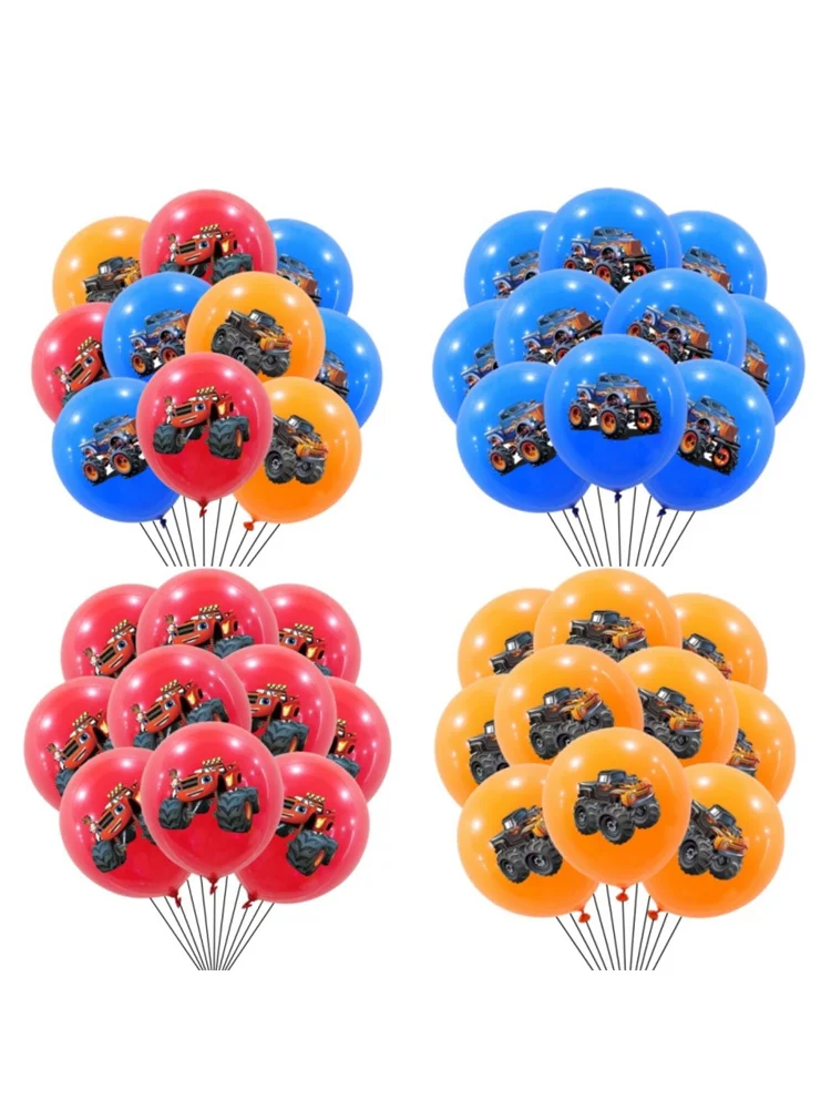Ballons en latex Monster Truck pour enfants, ballon de voiture de course, Monster Inboulon theme, anniversaire, fête préChristophe, fournitures de fête, 10 pièces, 30 pièces