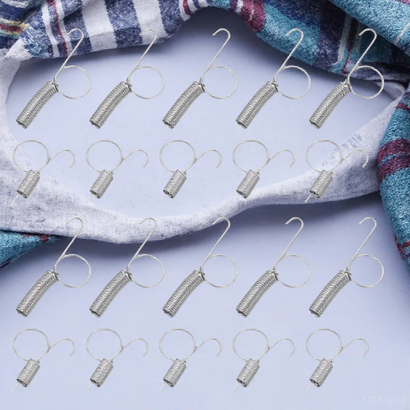 

20Pcs Rabbit Cage Door Spring Hook Heavy Duty Wire Snap Latch for Pet Chicken Pigeon Quail Bird Cage Secure Closure