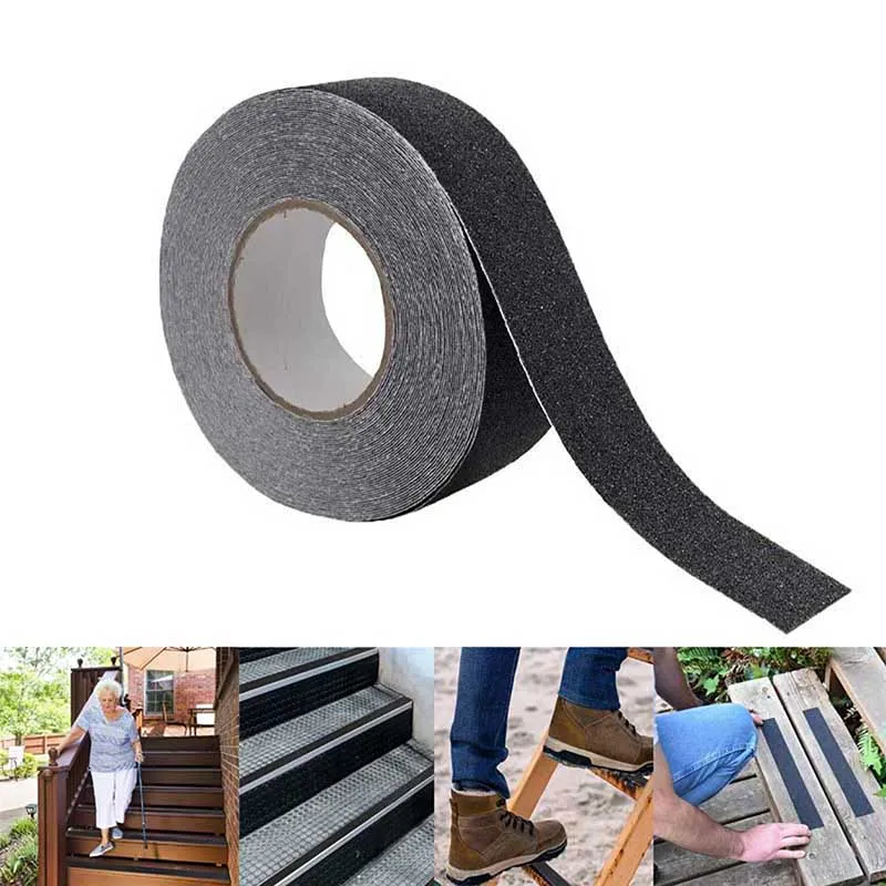 1PC 5M Non Slip Safety Grip Tape Anti-Slip Indoor/Outdoor Stickers Strong Adhesive Safety Traction Tape Stairs Floor