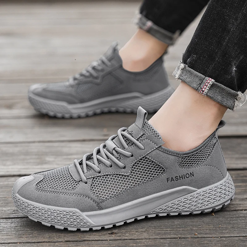 2024 New Men\'s Sport Outdoor Casual Shoes Sneakers Breathable Mesh Fashion Running Shoes High Quality Men Shoes Zapatos Hombre