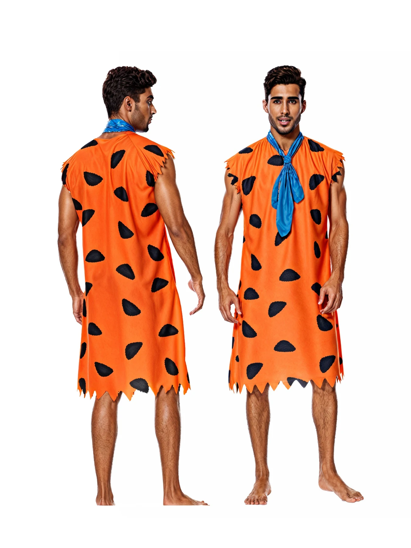 Purim Karneval Party Halloween Kostüme Erwachsener Mann Primitiver Wilde-Mann-Kostüm Männer Fred Steinzeit Cosplay