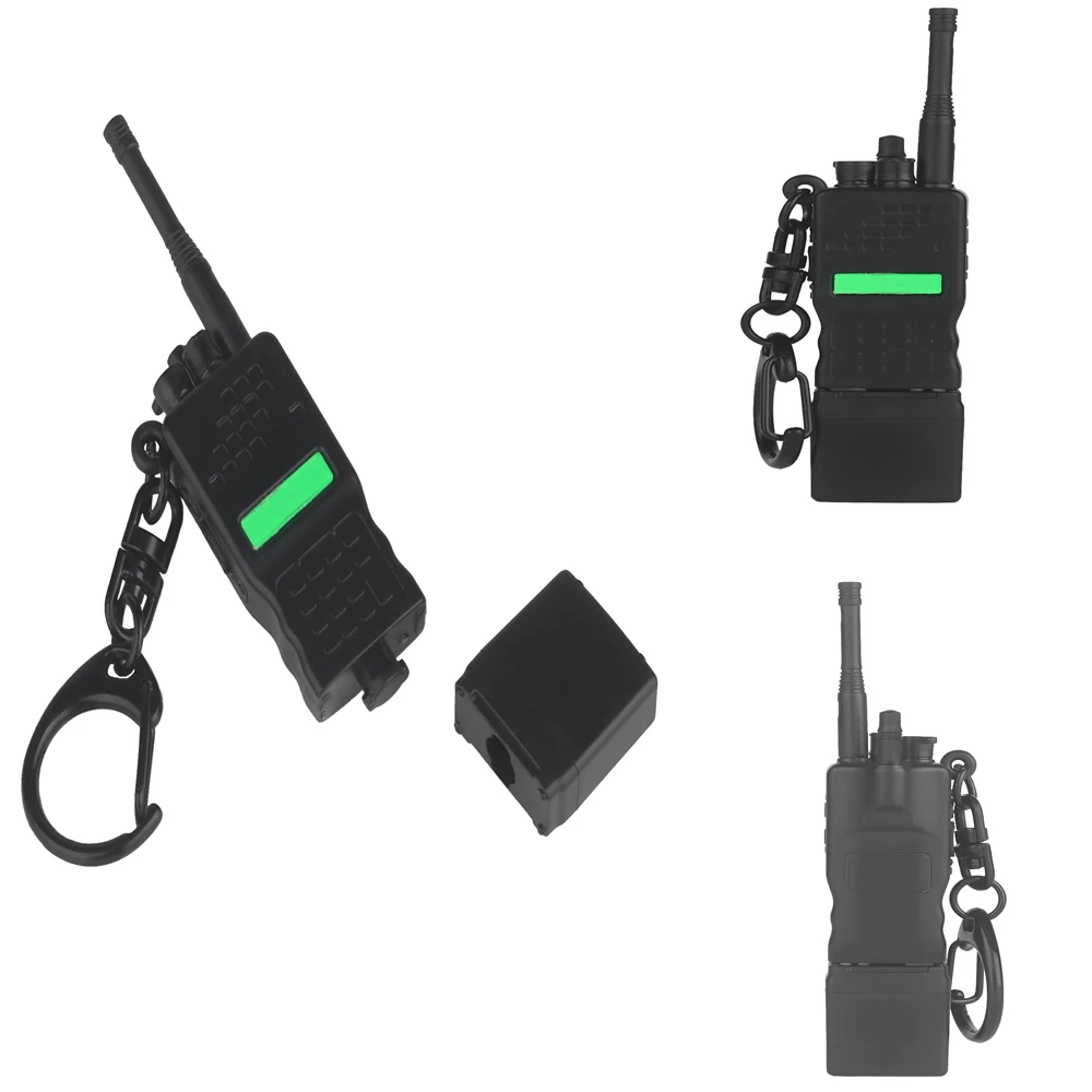 PRC152 Walkie-talkie Radio Model Fans Around Tactical Style Cultural Props Key Ring Pendant Tatical Gear