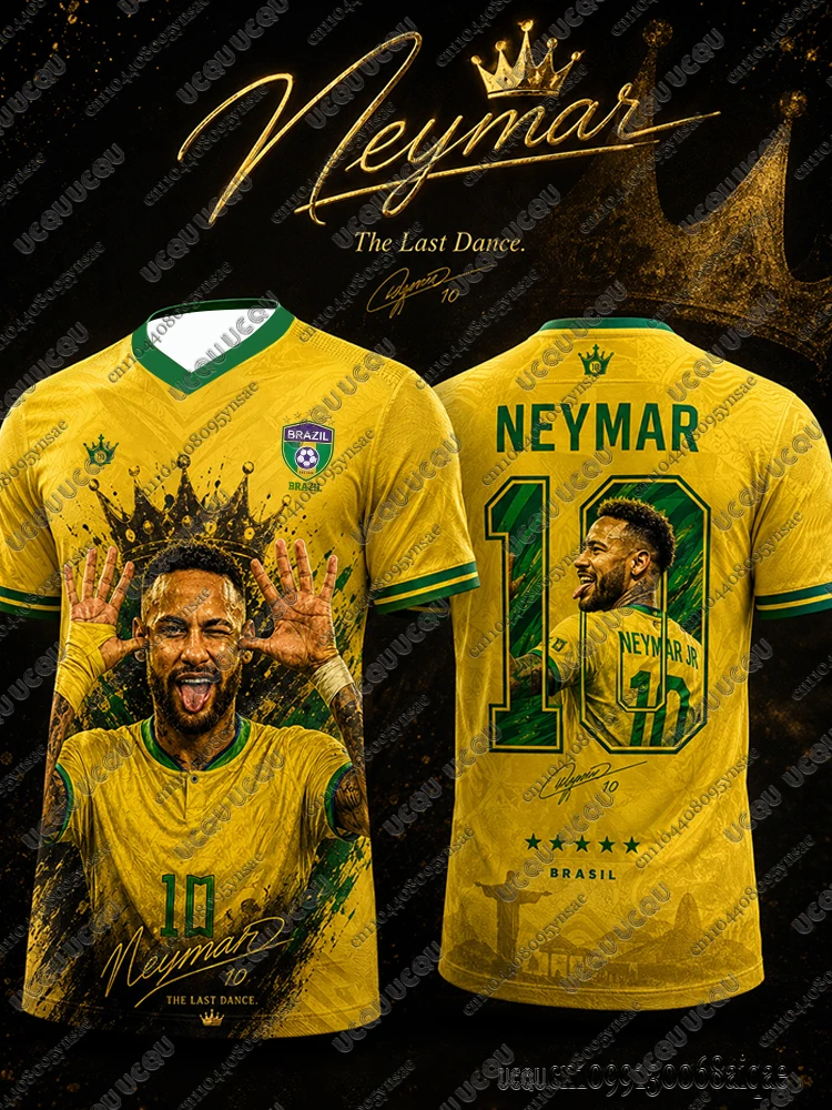 2026 New No.10 Design Edition Football Jerseys For Adult/Kids Neymar Special Edition Jerseys Kids Fans Gift Parent Child Jerseys