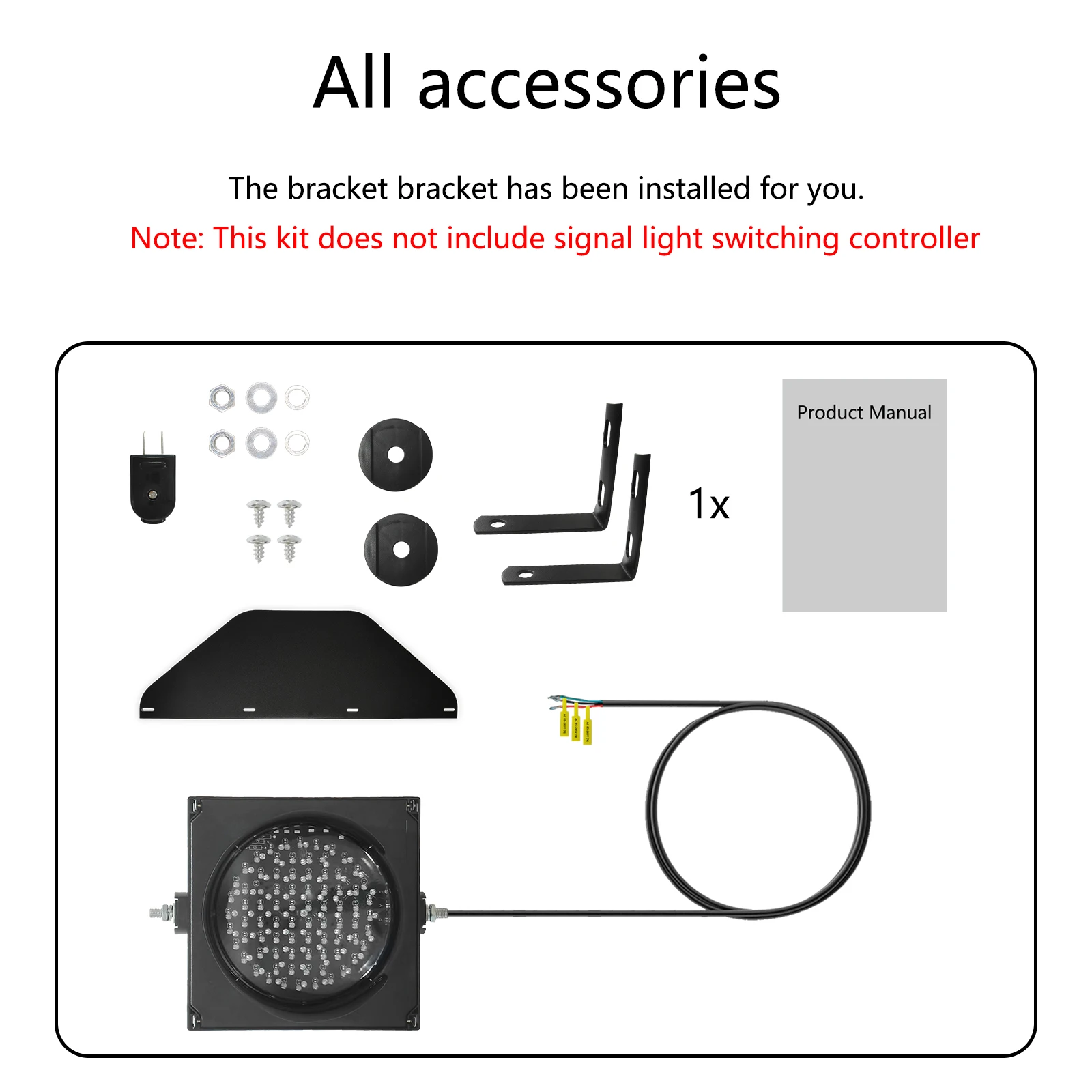 신호등 220v 빨간색 녹색 경고 경고 신호 200mm 스틱 조명 신호 제어 보안 Led 표시기 도로 안전