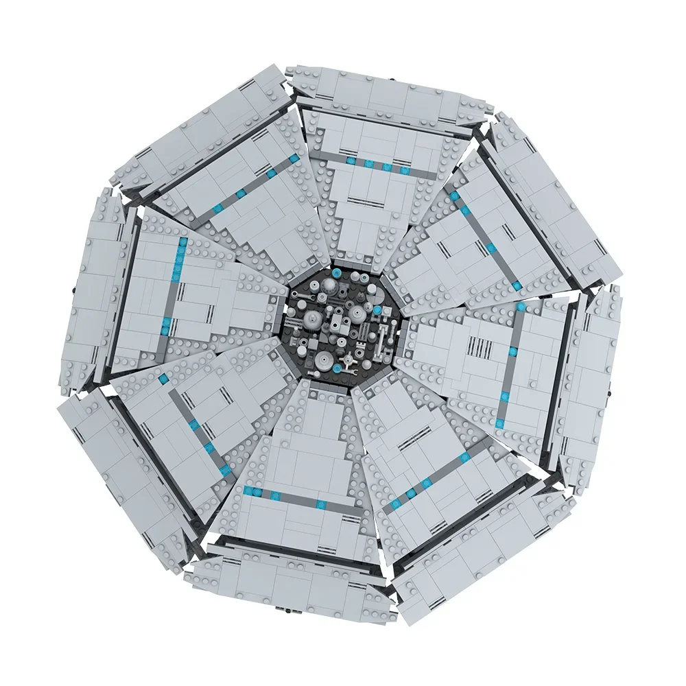 Gobricks moc nuvem cidade projeto blocos de construção modelo futuro alta tecnologia céu cidade tijolos montagem brinquedos educativos crianças presente