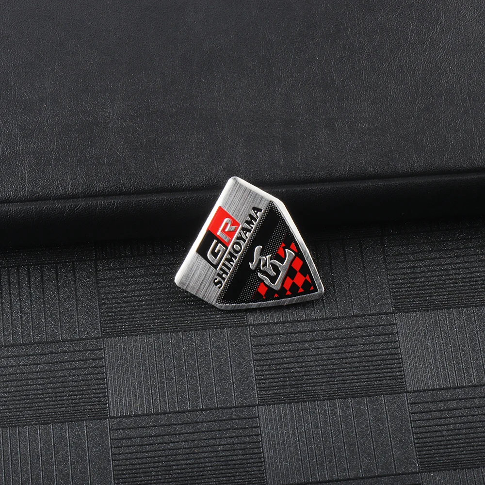 3D Car Body Trunk Aluminum Badge Sticker for Toyota GR SPORT GAZOO RACING Yaris Prius Rav4 Land Cruiser Highlander TRD Corolla - view 5
