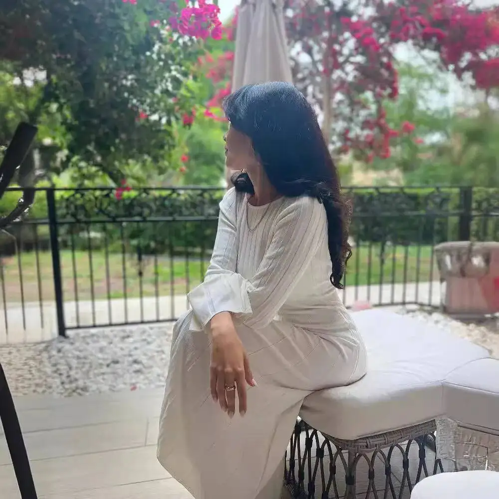 

Цвета, осень 3, зимнее платье, повседневное вязаное длинное платье трапециевидной формы с круглым вырезом и большой полоской, с открытой спиной, женское