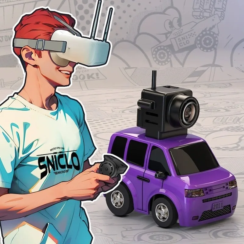 SNICLO Wireless FPV Remote Control Car Sisilok Racing Birthday Gift Toy Boy Car Kcar School Start Gift Children's Toys Realistic