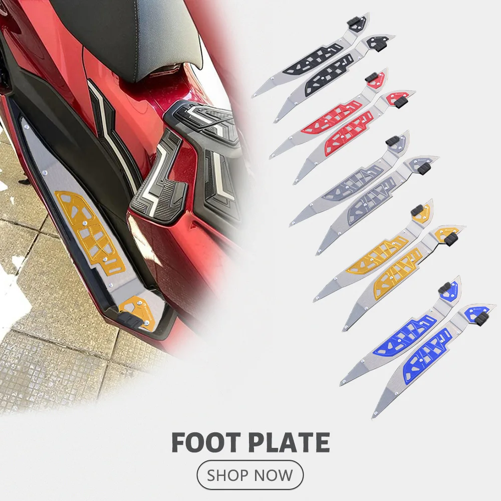 

For Honda PCX160 PCX 160 2021 2022 2023 2024 Motorcycle CNC Aluminium PCX 160 Footrest Foot Pads Pedal Plate Pedals Accessory