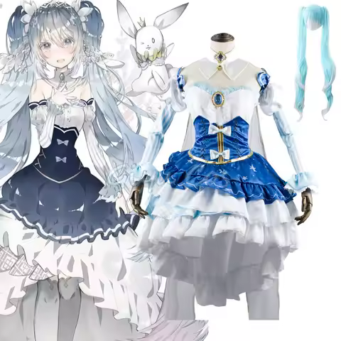 Snow Mikuu 2019 Cosplay Costumes Wig Anime Women Game Halloween Costume Women Game