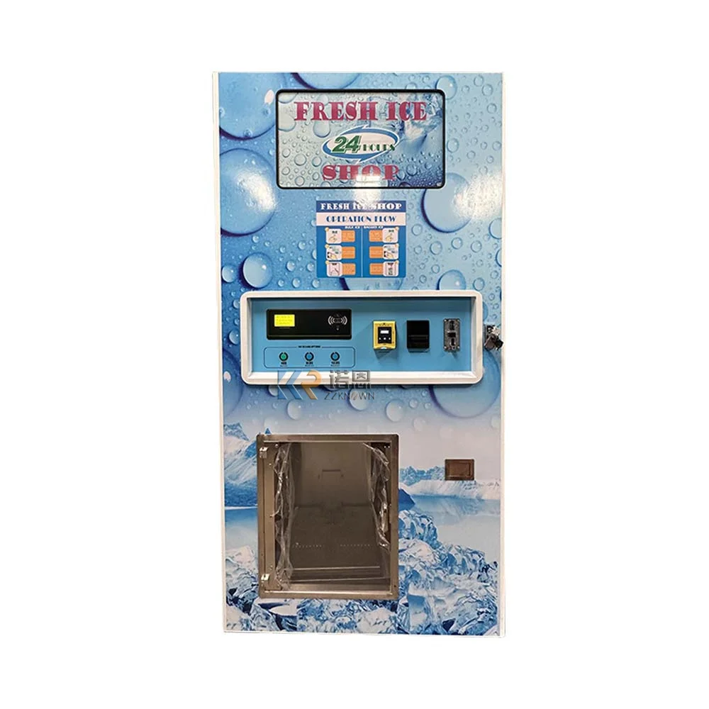 

2023 New Design Ice Vending Machine With Ro System Filter Front Door Open Design Ice And Water Vending Machine