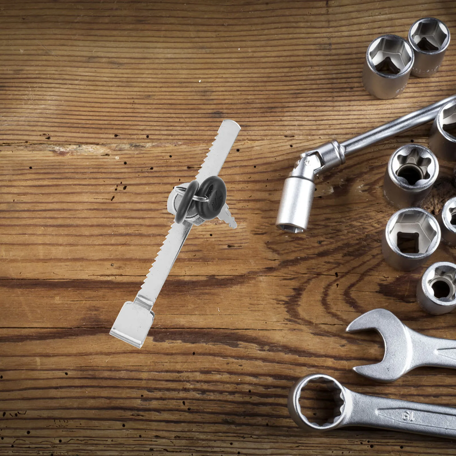 

1Set Ice Cream Freezer Sliding Glass Door Lock with Keys Security Ratchet Lock for Display Case Refrigerator Deep Freezer