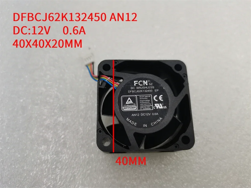 FAN FOR  FORCECON DFB451005M10T AN1D 5V DFS1402125U0T AQ05 12V 5010 5CM DFBCJ62K132450 AN12 4020 4CM