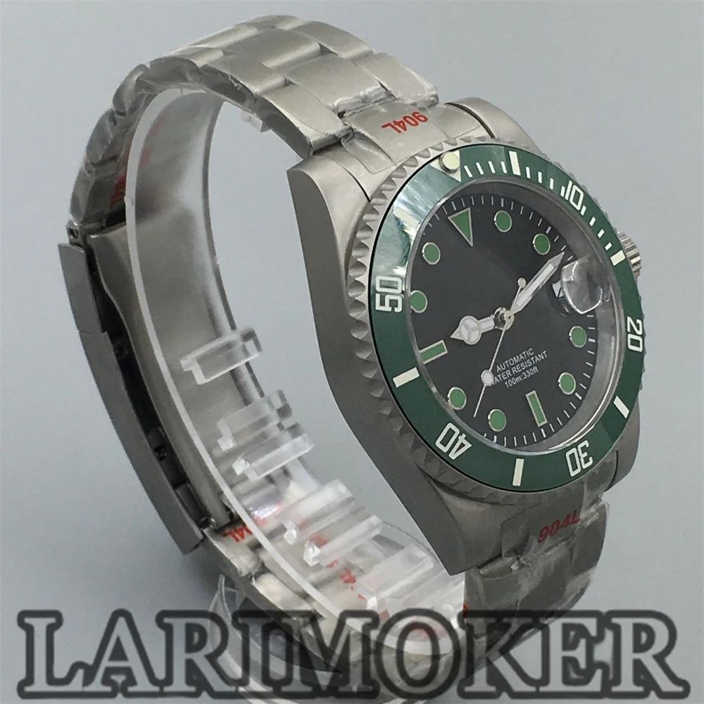 BLIGER 40.5mm Diving Automatic Mechanical Men's watches Ceramic Bezel Sapphire Waterproof Wristwatch NH35 PT5000 Movement