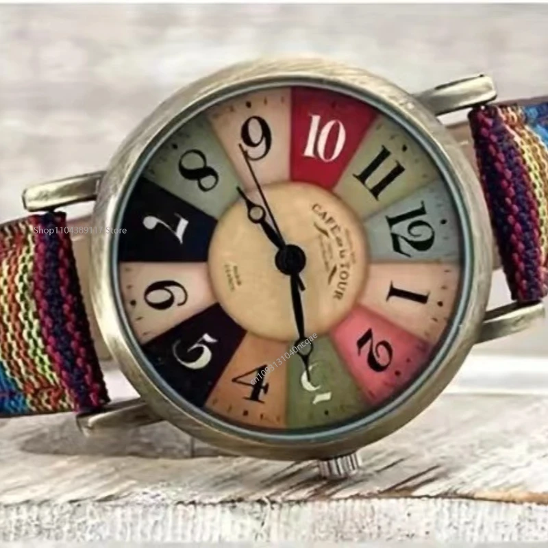 Часы для женщин с разноцветным радужным узором, мужские часы с ремешком на руку для женщин, Reloj Mujer Relogio Feminino 시계