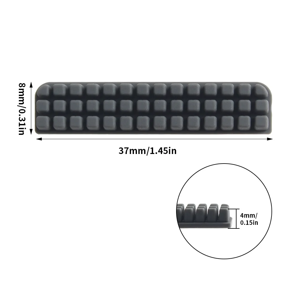 for Bambu Lab A1/A1 Mini Wiper Silicone Nozzle Brush Hotbed Mounted Scrubbers for Bambulab A1 Cleaning Tool 3D Printer Accessory