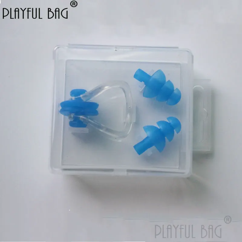 Mũi Clip Nút Tai Silicone Chất Liệu Thiết Bị Lặn Bơi Người Lớn Đặt Ngoài Trời Bơi Bánh E230