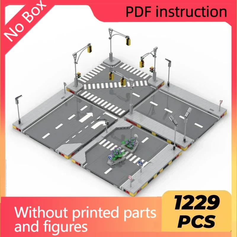 

Модель ChristmasCity Street View Moc, строительные кирпичи, городская дорожная система, технология, модульные блоки, подарки, игрушки, наборы «сделай сам», сборка