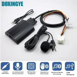 DOXINGYE for Nissan Almera Maxima Teana Infiniti FX EX Bluetooth A2DP Car MP3 Adapter AUX USB Music Charger Bluetooth Handsfree
