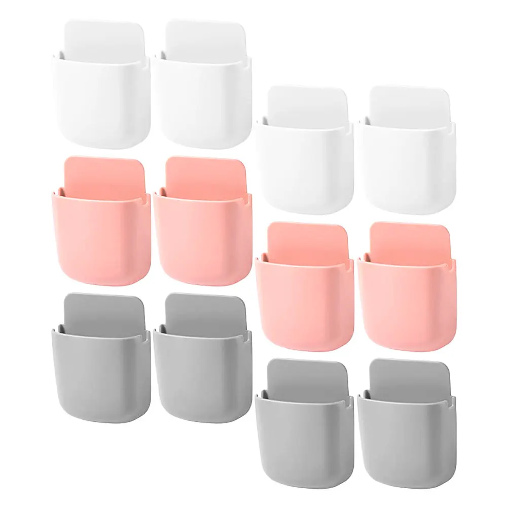 

12 Pcs Remote Control Storage Box Controller Holder Stand Household Plastic Living Room Rack