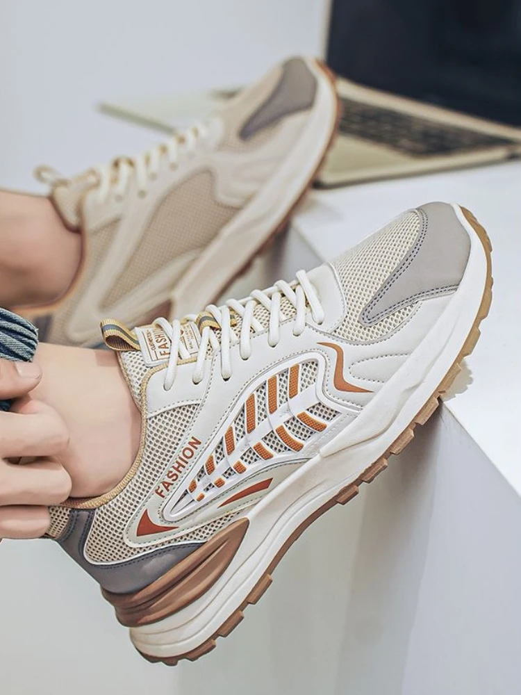 

Дышащие мужские повседневные кроссовки с низким берцем для пешего туризма, треккинга, тренд 2025 года, ширина, оригинальная модная цена, легкая мужская спортивная обувь для бега