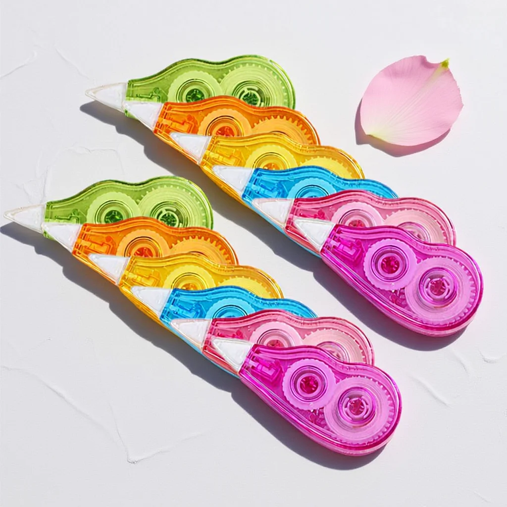 

12pcs Tape Set Portable Correcting School Supplies Fix Errors Instantly Adhesive Correction Tapes For Students s Writing