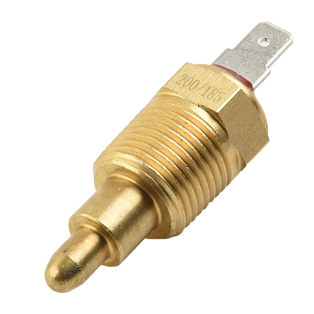 Car Accessories Sensor Switch Temperature Sensor 3.18cm 3 8 NPT 5.5x1.9cm Copper Tone Fan Temperature Car Radiator