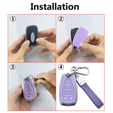Key Fob Cover Case Compatible With Chevy Camaro Cruze Equinox Malibu Traverse Blazer Volt Bolt Sonic Trax Accessories Shell 10 best sales chevrolet malibu key cover - №2