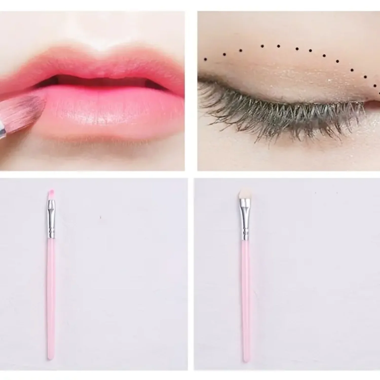 Set di pennelli per trucco da 5 pezzi per donna: viso, ombretto, polvere, fondotinta, strumenti cosmetici per fard, kit di bellezza ideale per donna