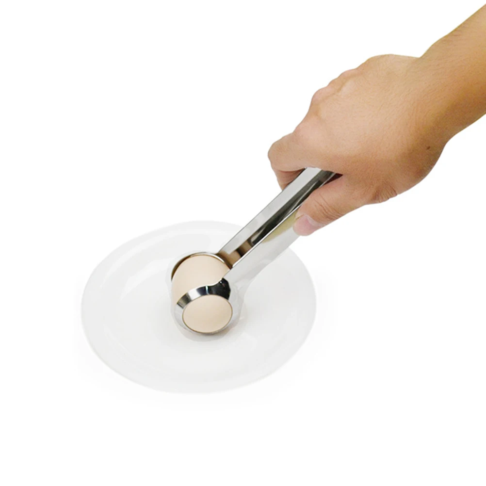 

2Pcs Egg Tongs Stainless Steel Kitchen Tool Hollow Design Anti Skid Clamping Serving Pick Up Egg Clips Food Accessories