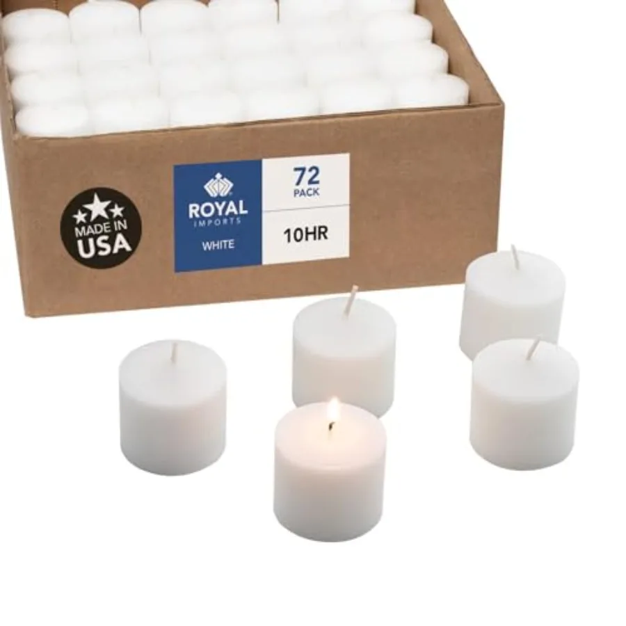 

Votive Candles Unscented Candles for Wedding Centerpieces Pack of Dripless Wax for Parties Aromatherapy Devotional Home Décor S