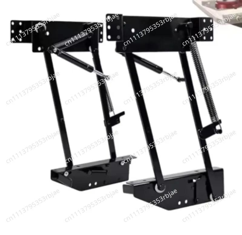Heavy Duty Mechanism Hydraulic Lifting Spring Pull Hinge Apartment System Kitchen Cabinet Concealed Mixer Lift up Shelf