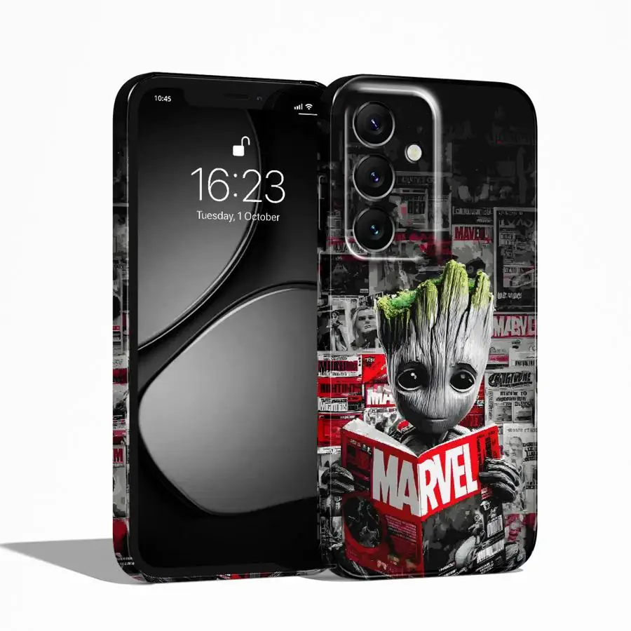 Marvel Wright Rocket Raccoon Hard Phone Cover Case for Samsung Galaxy A04 A55 A06 A52s A54 A05 A53 A50 A30 A51 A25