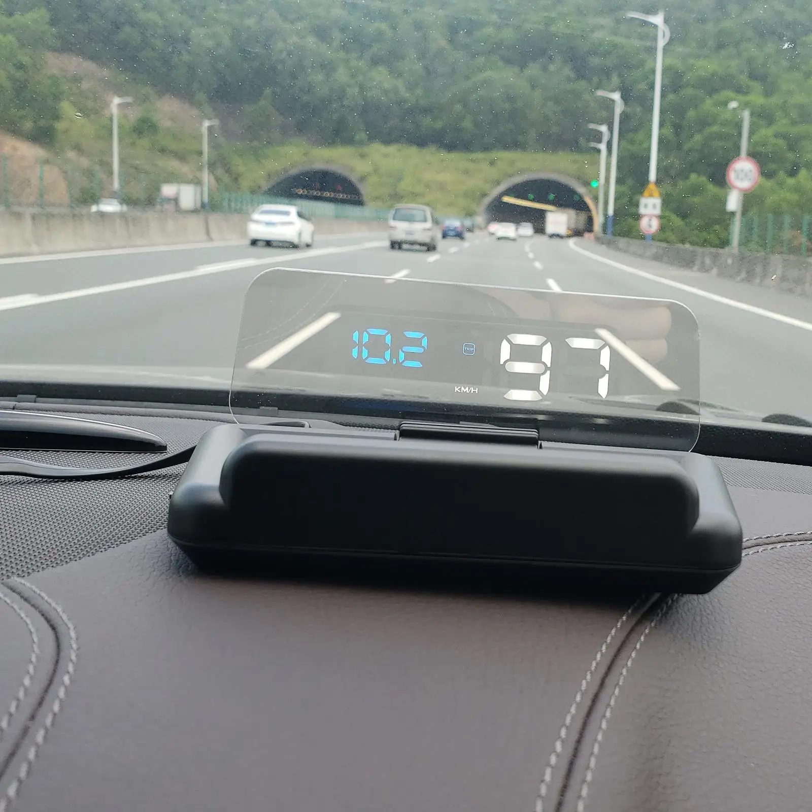 Head up Display Fatigue Driving 3D Over Speed Alarm Fits for All Cars