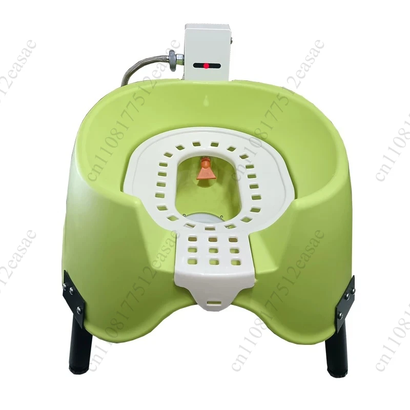 Indoor open pet bedpan sensor automatic flushing cat litter box self-cleaning toilet with odor control