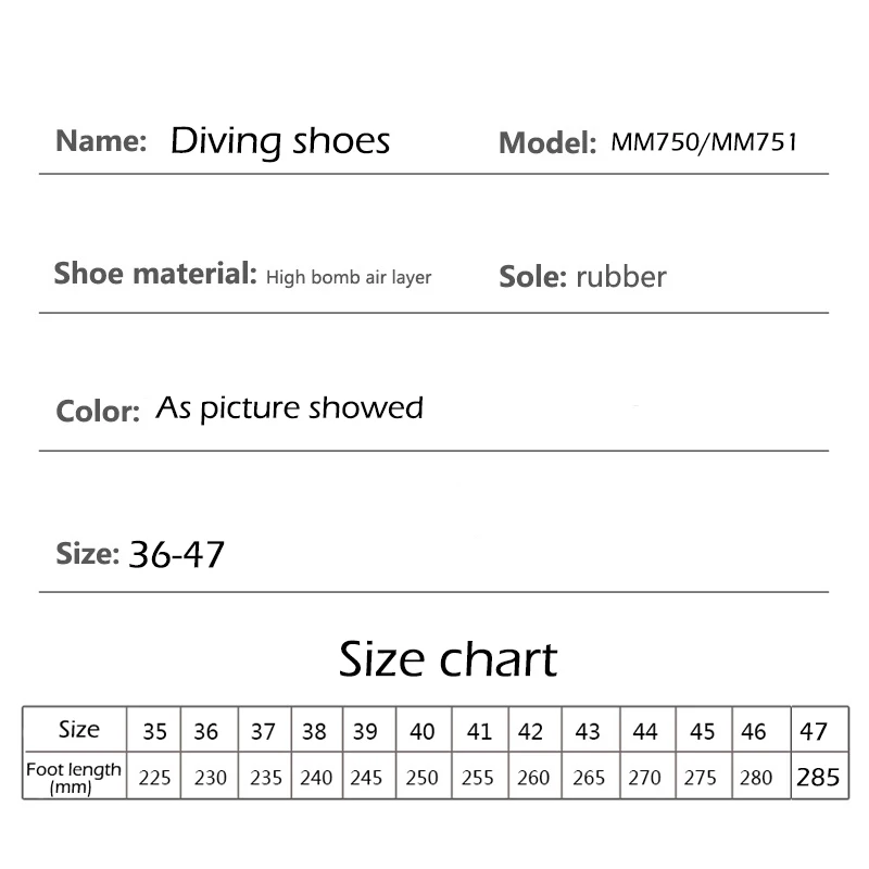 New Adult Men Women Rubber Neoprene Diving Shoes Anti-Skid Beachwear Wading Sports Surfing Sneakers Gradient Socks Swimming Fins image 6