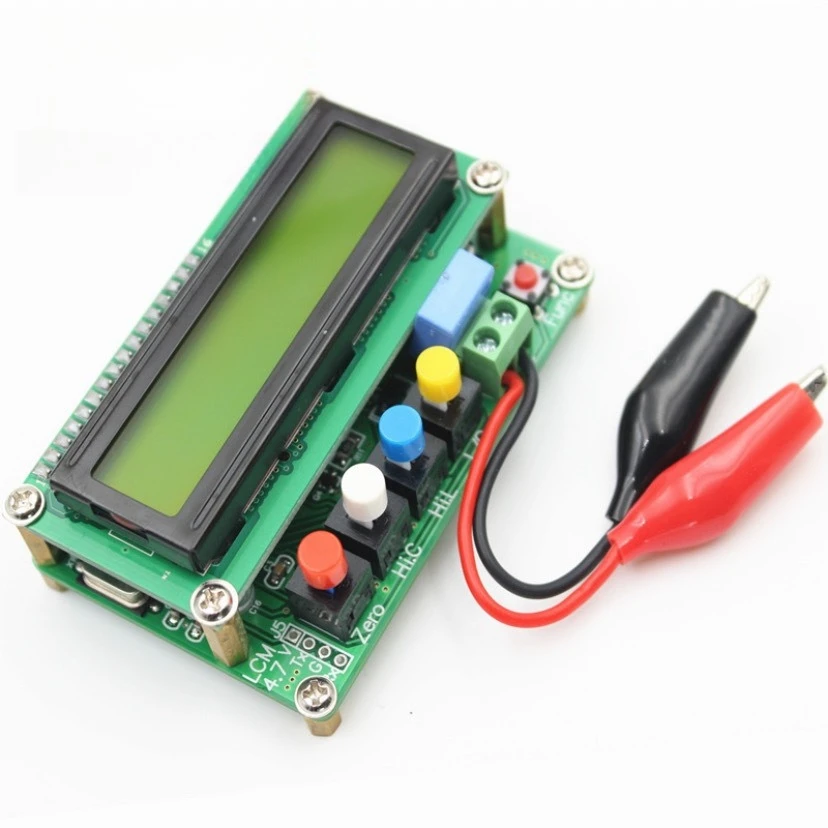 

LC-100A Digital L/C Meter Inductance Capacitance Tester 0.01pF-10uF Range LCD Display Portable Handheld Electronic Test Tool