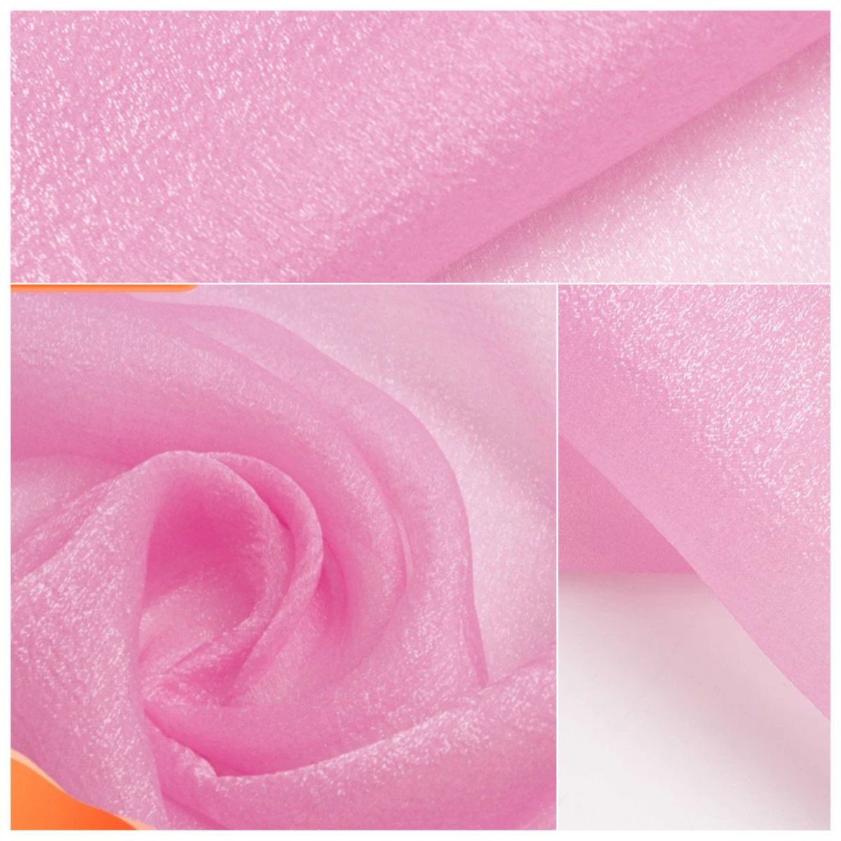 

Ткани премиум-класса Euogen Silk Series Ice Flower Crepe Starry Silk — ультратонкие для модных выступлений, декор, прямые поставки