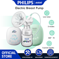 PHILIPS AVENT Portable Single Electric Breast Pump with Smart Massage & Petal Stimulation – Mimics Baby’s Natural Sucking