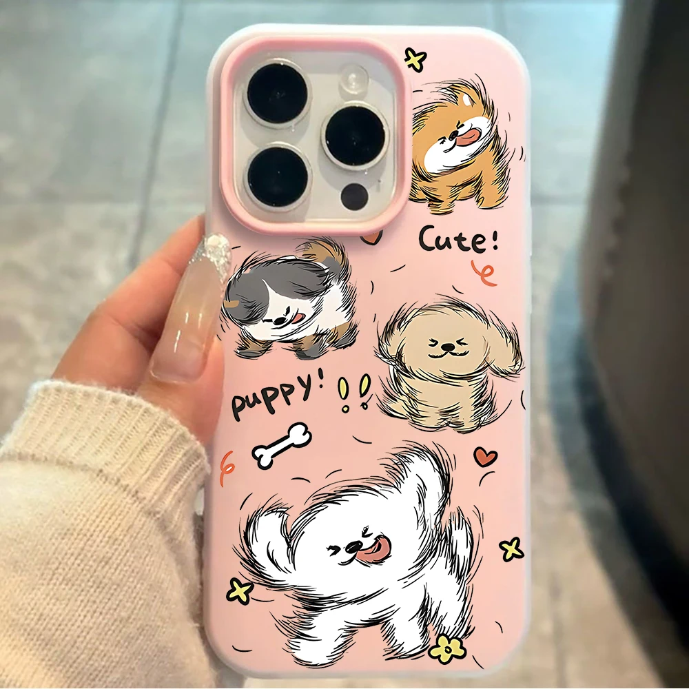 Phone Cases Xr Cute - Cute Puppy Bichon Jelly Texture Phone