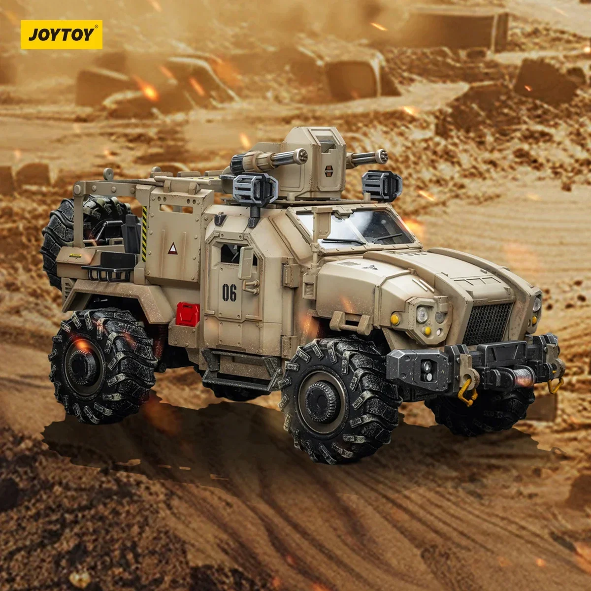 

JOYTOY 1/18 Action Figures Anime 41cm Cyclone Assault Armored Car Collection Model Toys In Stock