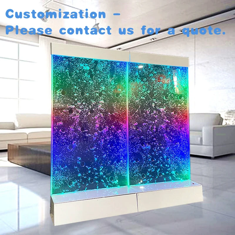 

на заказ. Высококачественная акриловая пузырьковая стена со светодиодной подсветкой, подвижная панель, украшение дома и перегородка для экрана
