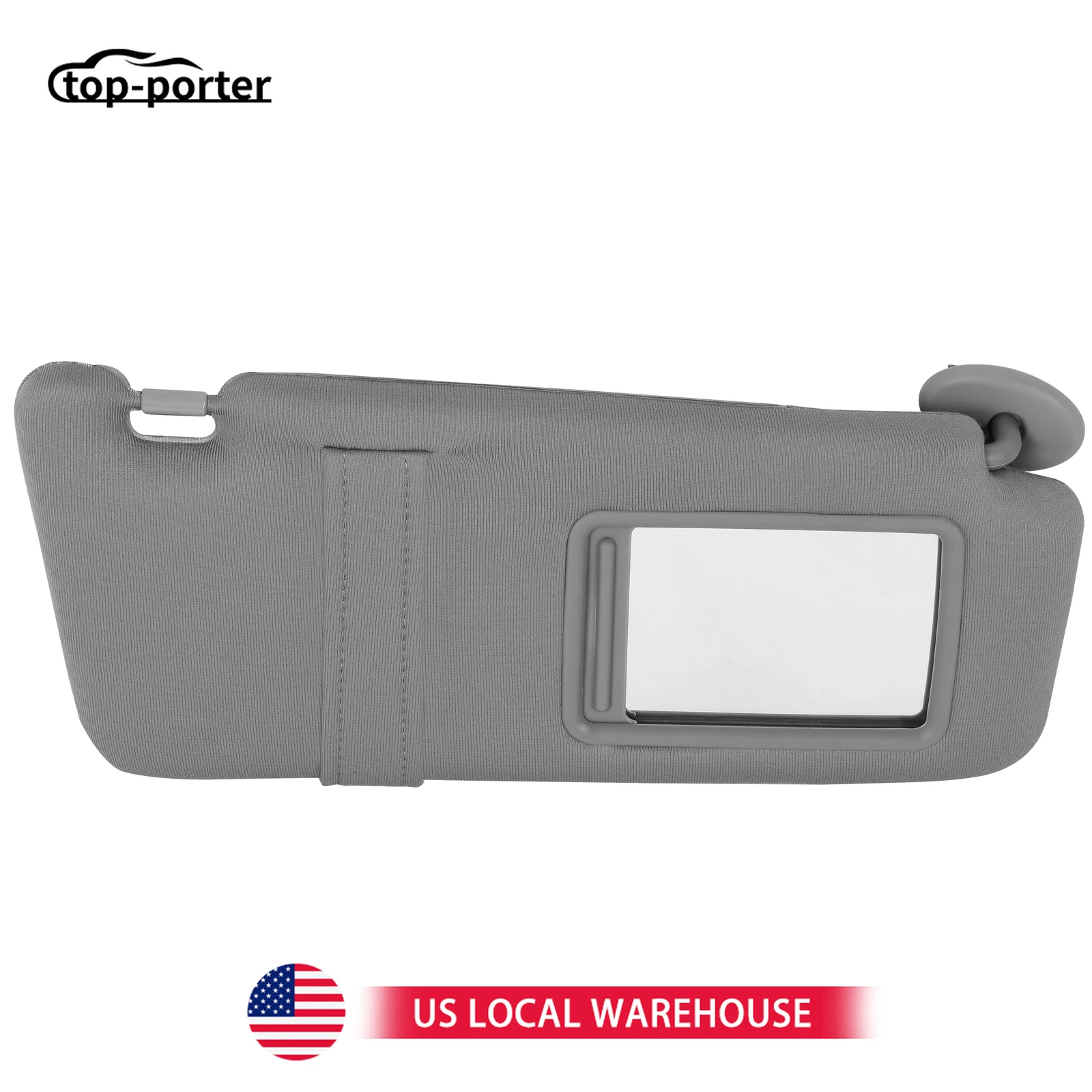 

74310-06750-E0 Солнцезащитный козырек со стороны пассажира 74310-06750-B0 для Toyota Camry 2007-2011 без люка, светло-серый LBJ-1038