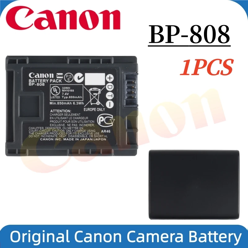 Original BP-808 BP 808 Battery For Canon VIXIA FS200 FS100 FS10 FS11 FS300 FS400 HF M300 HF M400 G10 G20 M30 M31 M32 M40 Camera