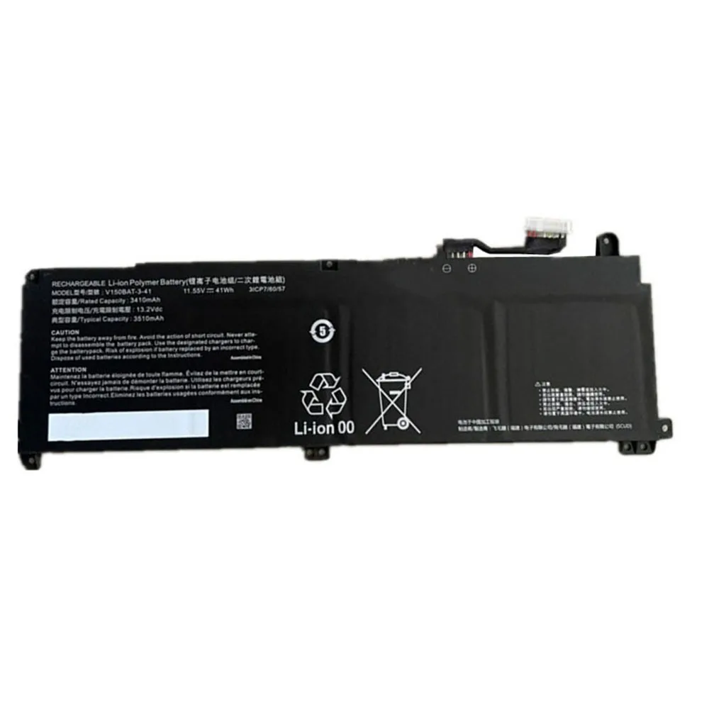 بطارية الكمبيوتر المحمول ل NL40BAT-4 15.2V 50Wh NL40BAT-3 11.4V 36Wh NP50BAT-4-54 15.4V 54WH V150BAT-3-41 11.55V 41Wh V150BAT-4-53 15.4V